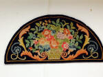 Floral hooked rugs